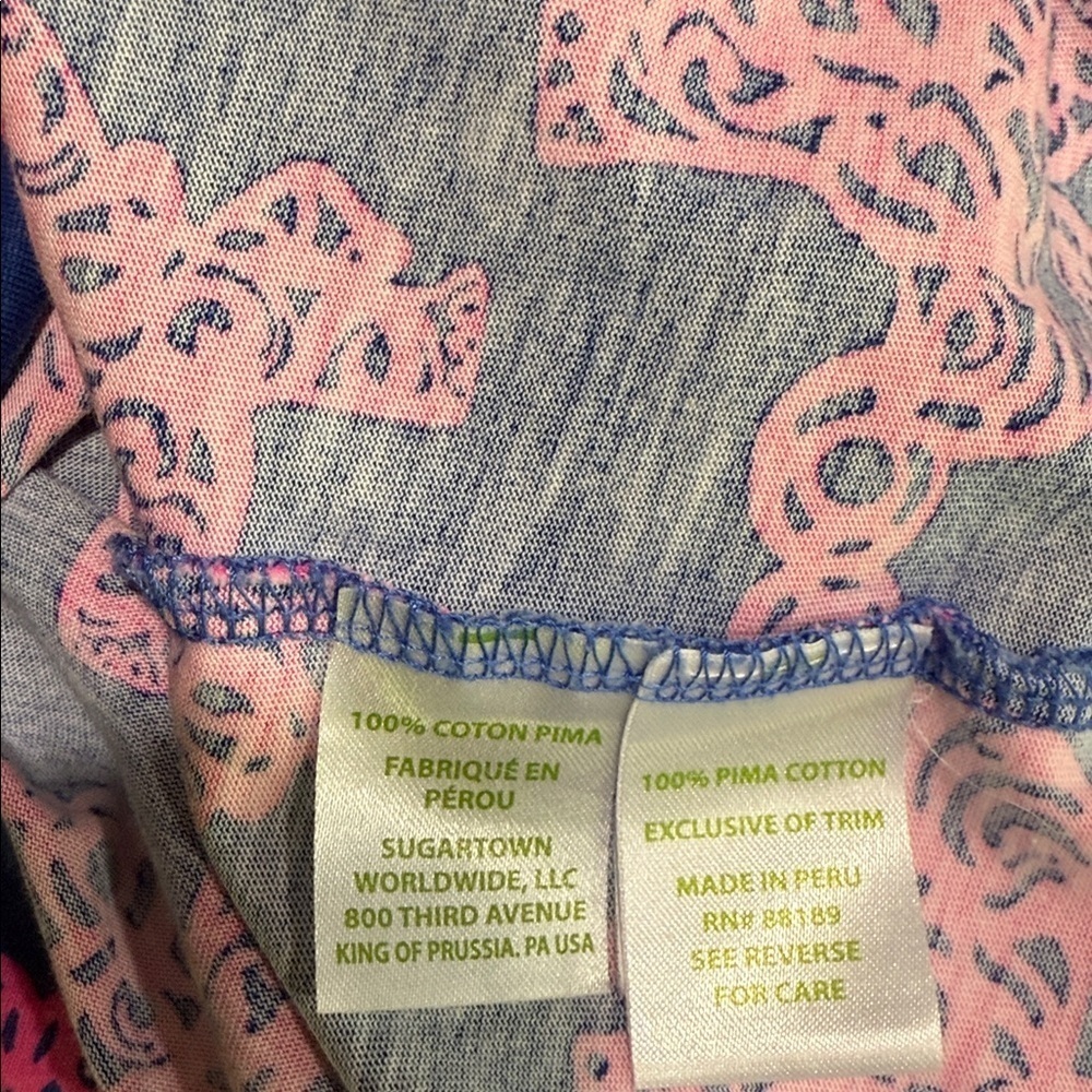 Lilly Pulitzer Marlowe Dress in print Pack Your trunk size large EUC - Picture 5 of 6